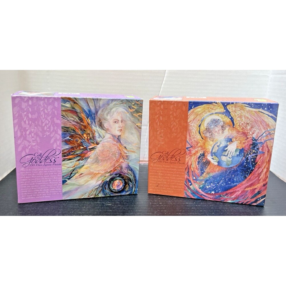 Ceaco Call of the Goddess Protecting Feminine Spiral Dance 550 pc 24x18" Puzzle